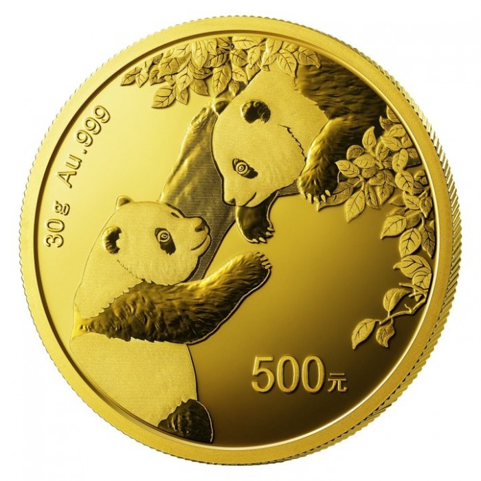 Panda 30 gr złota